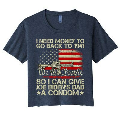 Funny I Can Give Joe BidenS Dad A Condom Crop Top