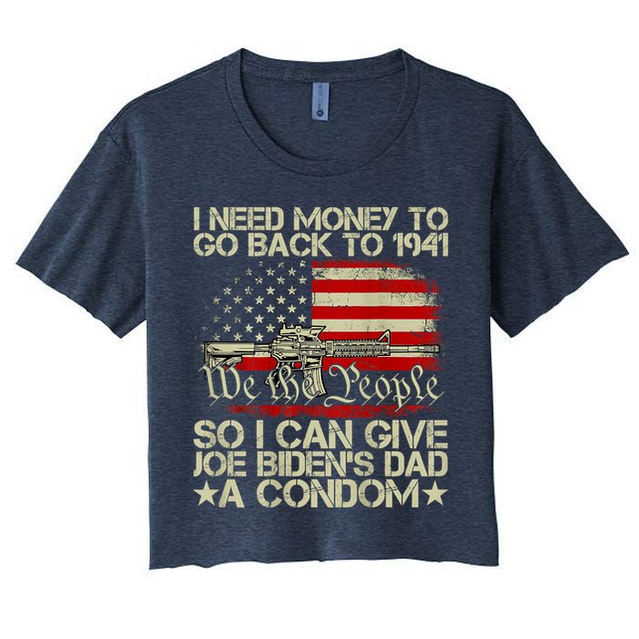 Funny I Can Give Joe BidenS Dad A Condom Crop Top