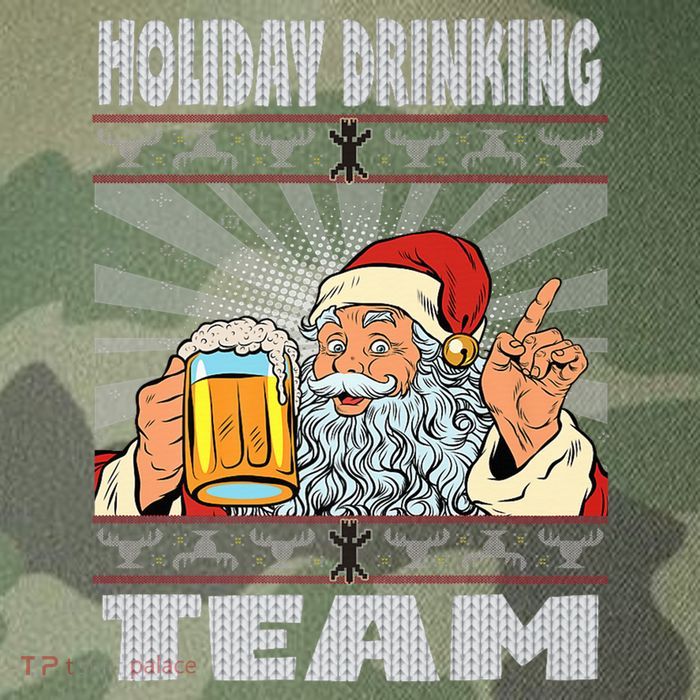 Funny Inappropriate Christmas And Holiday Drinking Team Legacy Tie Dye Trucker Hat