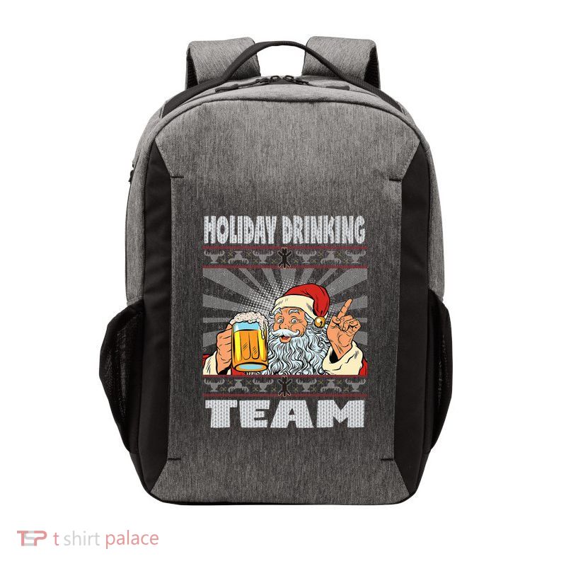 Funny Inappropriate Christmas And Holiday Drinking Team Vector Backpack