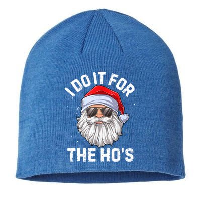 Funny Inappropriate Christmas Santa I Do It For The Hos Cute Gift Sustainable Beanie