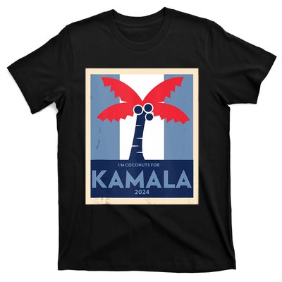 Funny IM Coconuts For Kamala Meme 2024 President Election T-Shirt