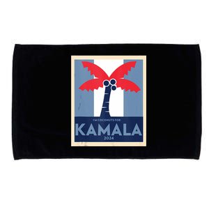 Funny IM Coconuts For Kamala Meme 2024 President Election Microfiber Hand Towel