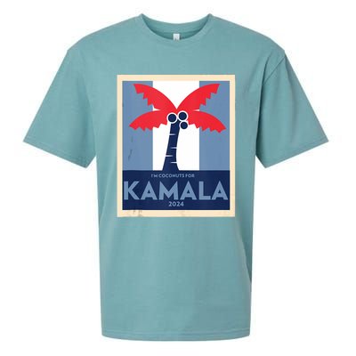 Funny IM Coconuts For Kamala Meme 2024 President Election Sueded Cloud Jersey T-Shirt