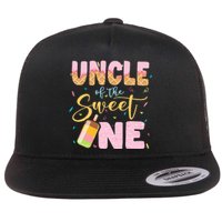 Funny Ice Cream Lover Sweetie  Uncle Of The Sweet One Flat Bill Trucker Hat