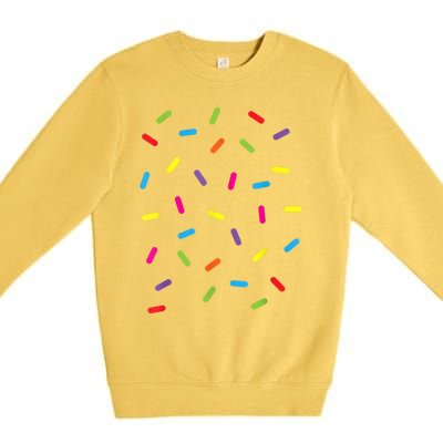 Funny Ice Cream Sprinkles Gift Halloween Costume Easy Gift Premium Crewneck Sweatshirt