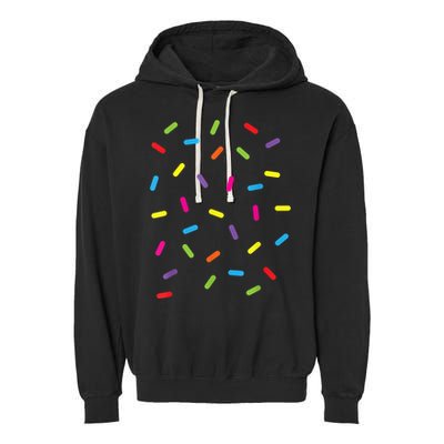 Funny Ice Cream Sprinkles Gift Halloween Costume Easy Gift Garment-Dyed Fleece Hoodie