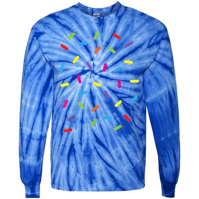 Funny Ice Cream Sprinkles Gift Halloween Costume Easy Gift Tie-Dye Long Sleeve Shirt