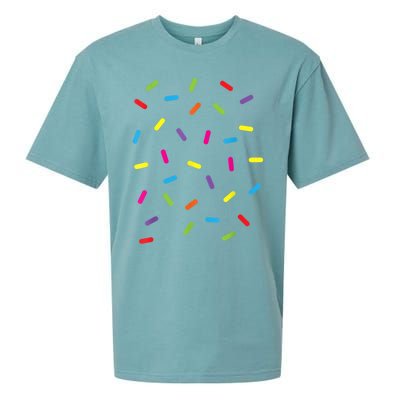 Funny Ice Cream Sprinkles Gift Halloween Costume Easy Gift Sueded Cloud Jersey T-Shirt