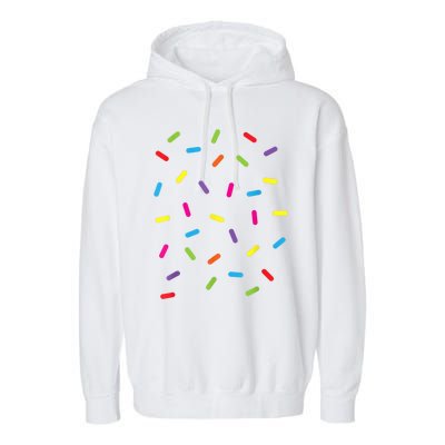 Funny Ice Cream Sprinkles Gift Halloween Costume Easy Gift Garment-Dyed Fleece Hoodie