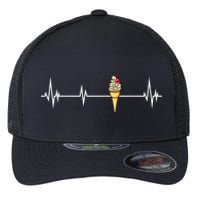 Funny Ice Cream Ice Cream Lover Gift Ice Cream Flexfit Unipanel Trucker Cap