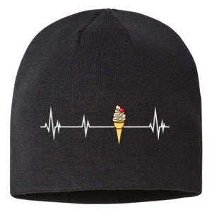 Funny Ice Cream Ice Cream Lover Gift Ice Cream Sustainable Beanie