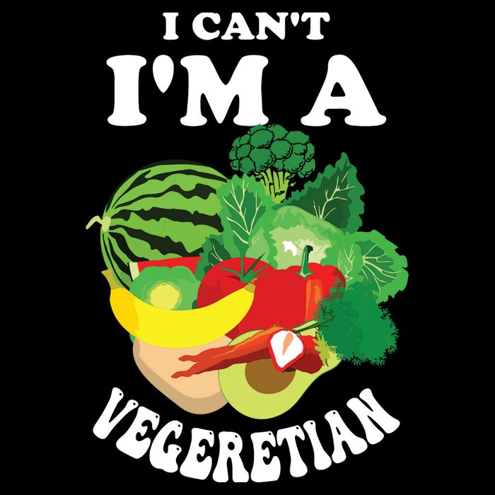 Funny I Cant Im A Vegetarian Sayings Vegetable Graphic Cooling Performance Crew T-Shirt