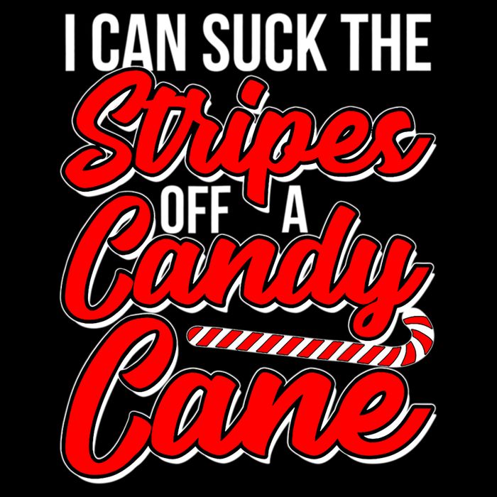 Funny I Can Suck The Stripes Off A Candy Cane Naughty Xmas Gift Cooling Performance Crew T-Shirt