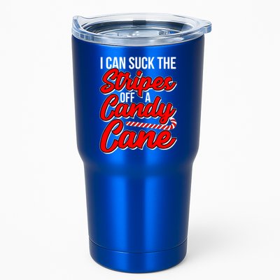 Funny I Can Suck The Stripes Off A Candy Cane Naughty Xmas Gift Tumbler