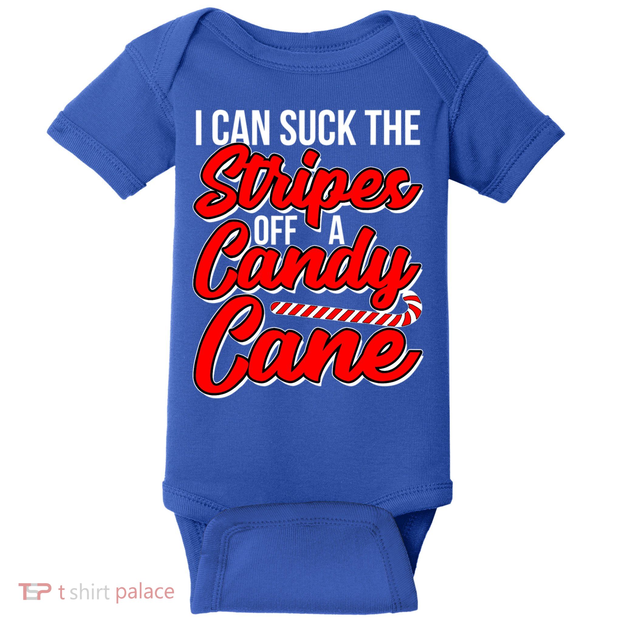 Funny I Can Suck The Stripes Off A Candy Cane Naughty Xmas Gift Baby Bodysuit
