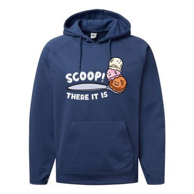 Funny Ice Cream Summer Foodie Ice Cream Lover Ice Cream Performance Fleece Hoodie