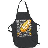Funny It's Corn A Big Lump With A Knob Meme Apron