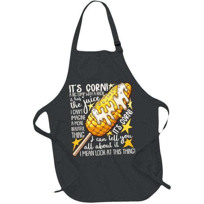 Funny It's Corn A Big Lump With A Knob Meme Apron