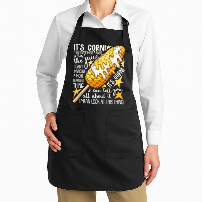 Funny It's Corn A Big Lump With A Knob Meme Apron