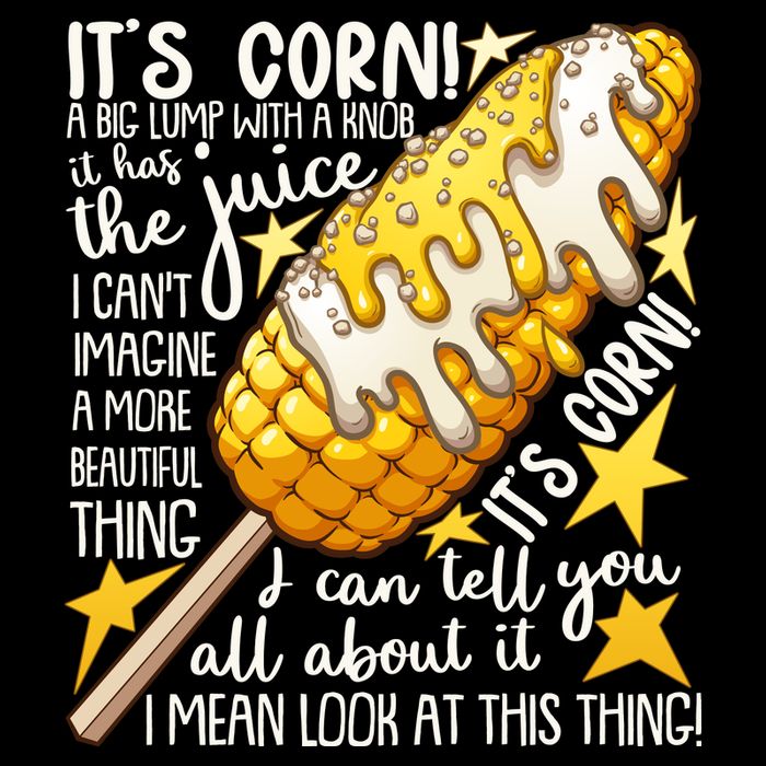 Funny It's Corn A Big Lump With A Knob Meme Apron