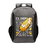 Funny It's Corn A Big Lump With A Knob Meme Vector Backpack