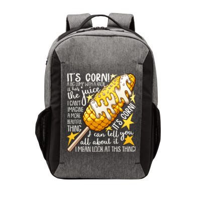 Funny It's Corn A Big Lump With A Knob Meme Vector Backpack