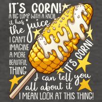 Funny It's Corn A Big Lump With A Knob Meme Vector Backpack