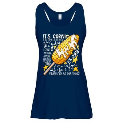 Funny It's Corn A Big Lump With A Knob Meme Ladies Essential Flowy Tank