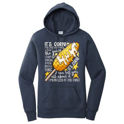 Funny It's Corn A Big Lump With A Knob Meme Women's Pullover Hoodie