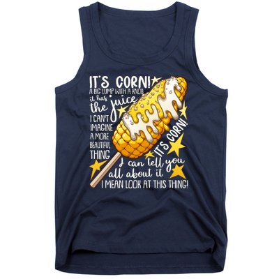 Funny It's Corn A Big Lump With A Knob Meme Tank Top