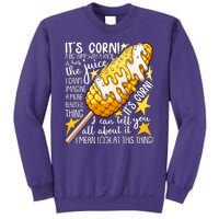 Funny It's Corn A Big Lump With A Knob Meme Sweatshirt