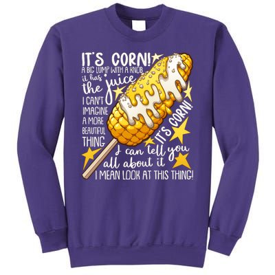 Funny It's Corn A Big Lump With A Knob Meme Sweatshirt