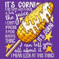 Funny It's Corn A Big Lump With A Knob Meme Magnet