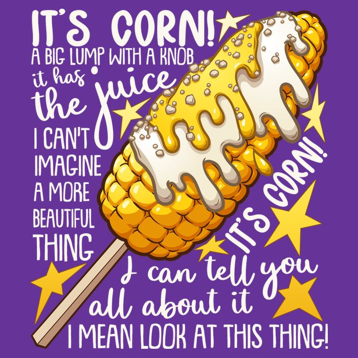 Funny It's Corn A Big Lump With A Knob Meme Magnet