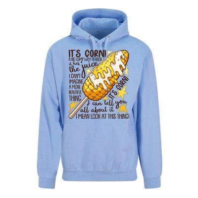 Funny It's Corn A Big Lump With A Knob Meme Unisex Surf Hoodie