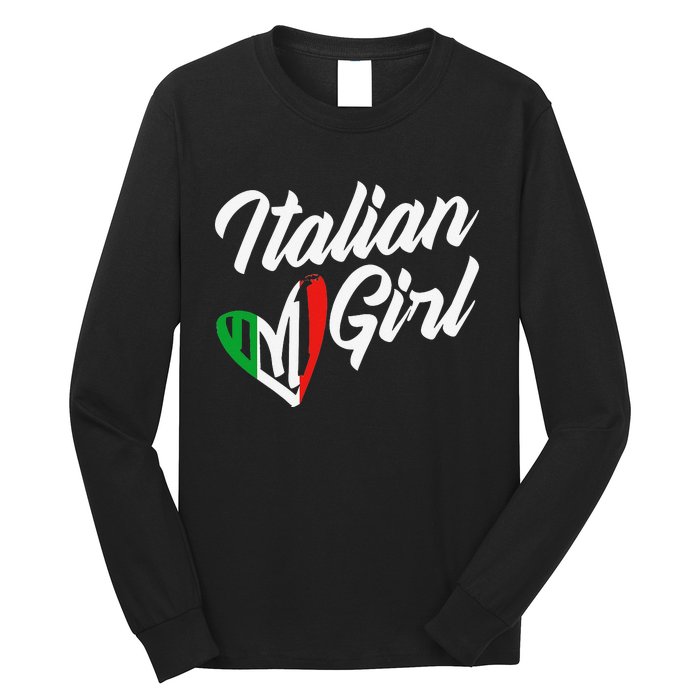 Funny Italy Culture Italian Roots Cute Italian Long Sleeve Shirt