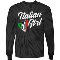 Funny Italy Culture Italian Roots Cute Italian Tie-Dye Long Sleeve Shirt