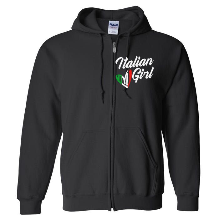 Funny Italy Culture Italian Roots Cute Italian Full Zip Hoodie