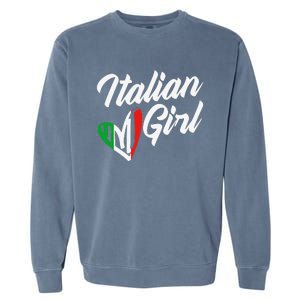 Funny Italy Culture Italian Roots Cute Italian Garment-Dyed Sweatshirt