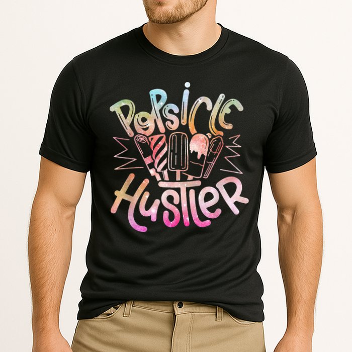 Funny Ice Cream Retro Popsicle Hustler Performance Shirt
