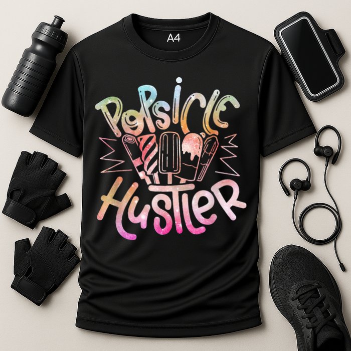 Funny Ice Cream Retro Popsicle Hustler Performance Shirt