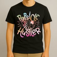 Funny Ice Cream Retro Popsicle Hustler T-Shirt