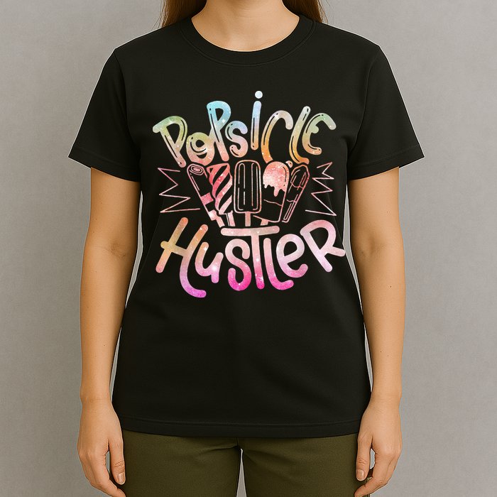 Funny Ice Cream Retro Popsicle Hustler T-Shirt
