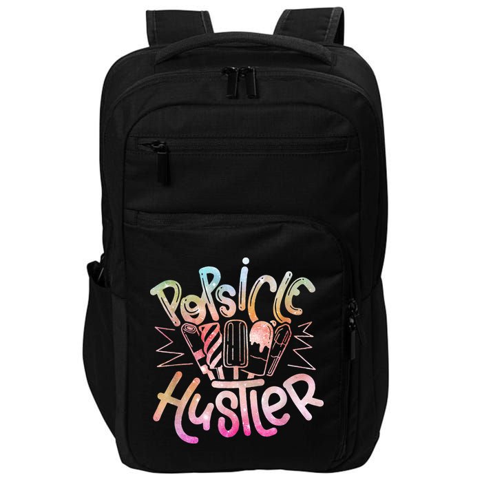 Funny Ice Cream Retro Popsicle Hustler Impact Tech Backpack