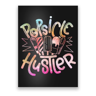 Funny Ice Cream Retro Popsicle Hustler Poster
