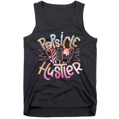 Funny Ice Cream Retro Popsicle Hustler Tank Top