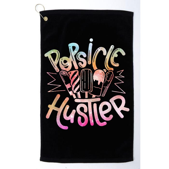 Funny Ice Cream Retro Popsicle Hustler Golf Towel