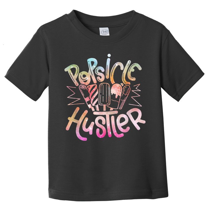 Funny Ice Cream Retro Popsicle Hustler Toddler T-Shirt