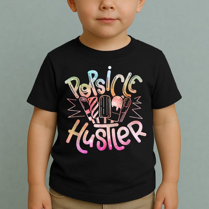 Funny Ice Cream Retro Popsicle Hustler Toddler T-Shirt